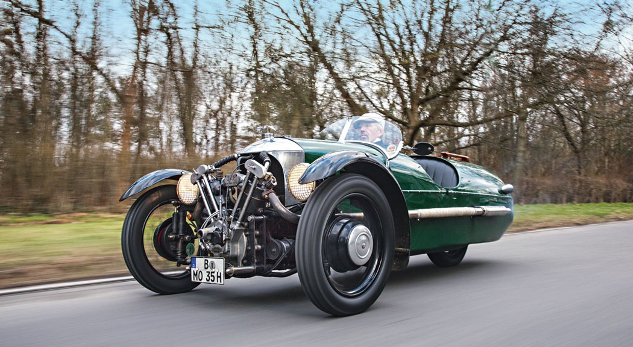 Morgan Threewheeler - trzy koła są tylko dla twardzieli!