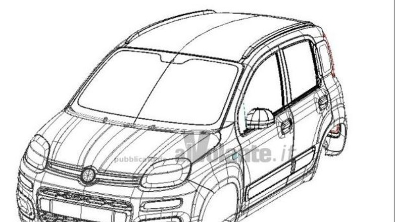 Nowy Fiat Panda w urzędzie patentowym