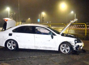 Rozbity samochód to początek jego problemów. Zdradziło go dziwne zachowanie [WIDEO]