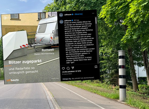 Niemiecki obywatel zneutralizował fotoradar. Sposób jest legalny i w 100 proc. skuteczny