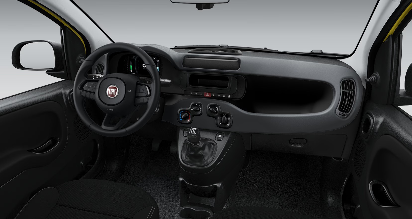 Zdjęcie wnętrza podstawowej wersji Fiata Pandiny