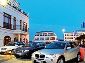 Mercedes GLK kontra Audi Q5 i BMW X3: SUV z automatem to czas relaksu