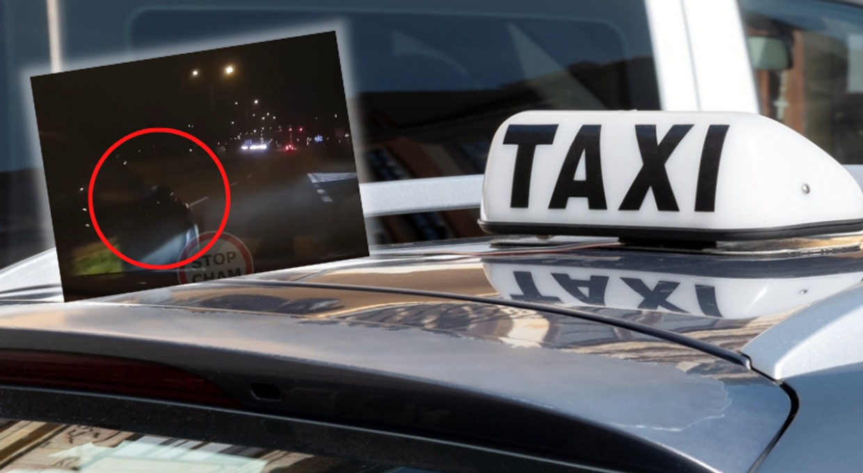 Taksówkarz wymusił pierwszeństwo? To nagranie podzieliło internautów