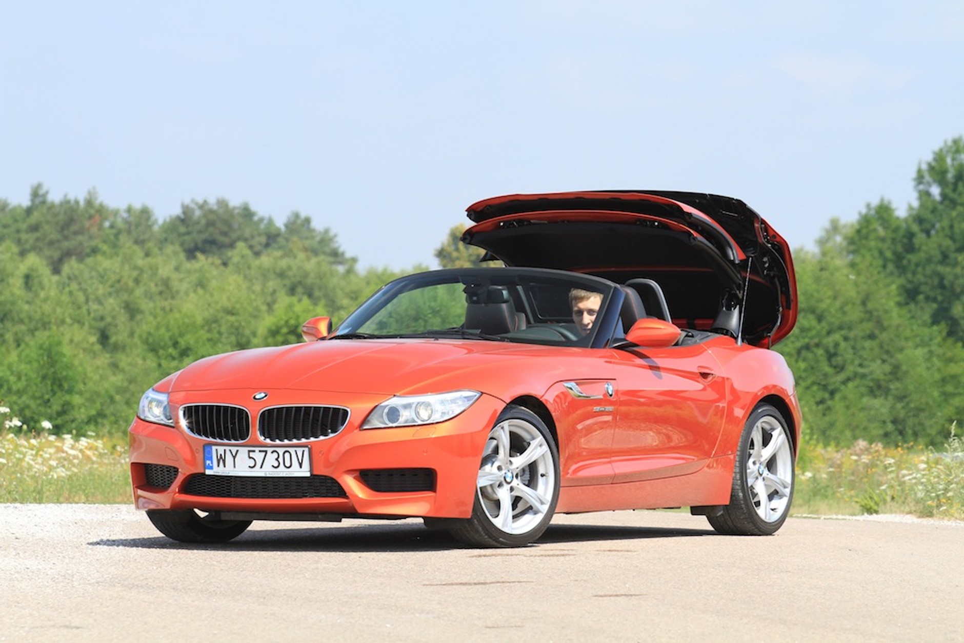 BMW Z4 chowanie dachu
