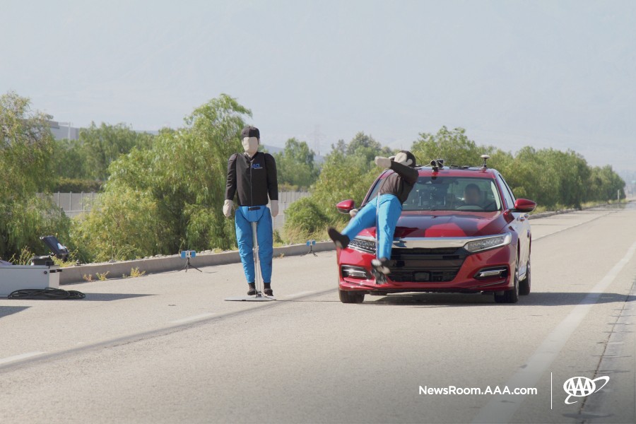 Honda Accord - test systemów wykrywania pieszych