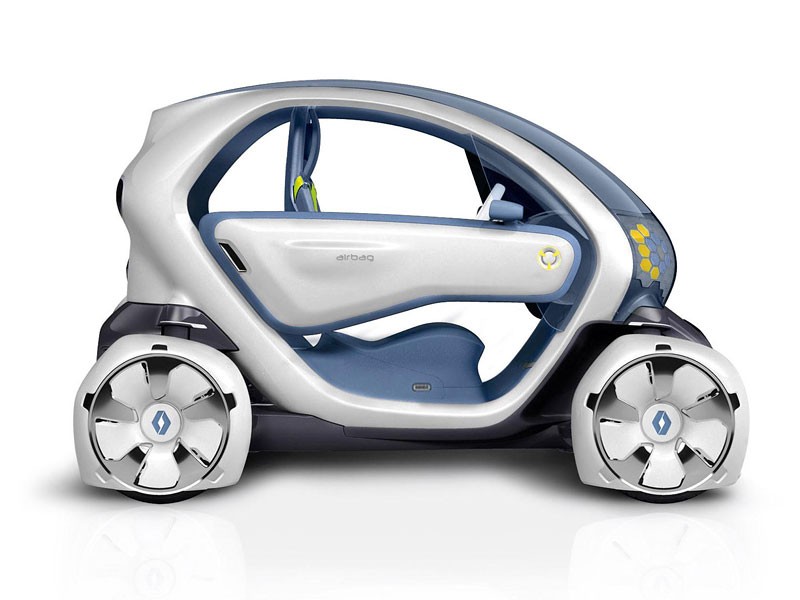 IAA Frankfurt 2009: Renault Twizy Z.E. - elektryczny skuter na czterech kołach