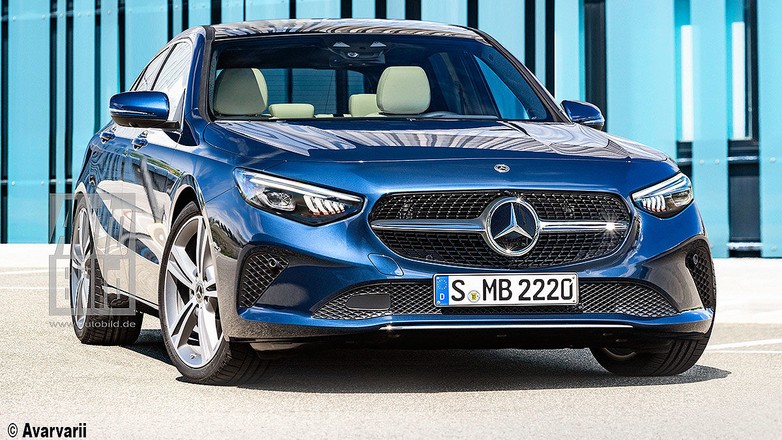 Mercedes Klasy C (2021) - wizualizacja