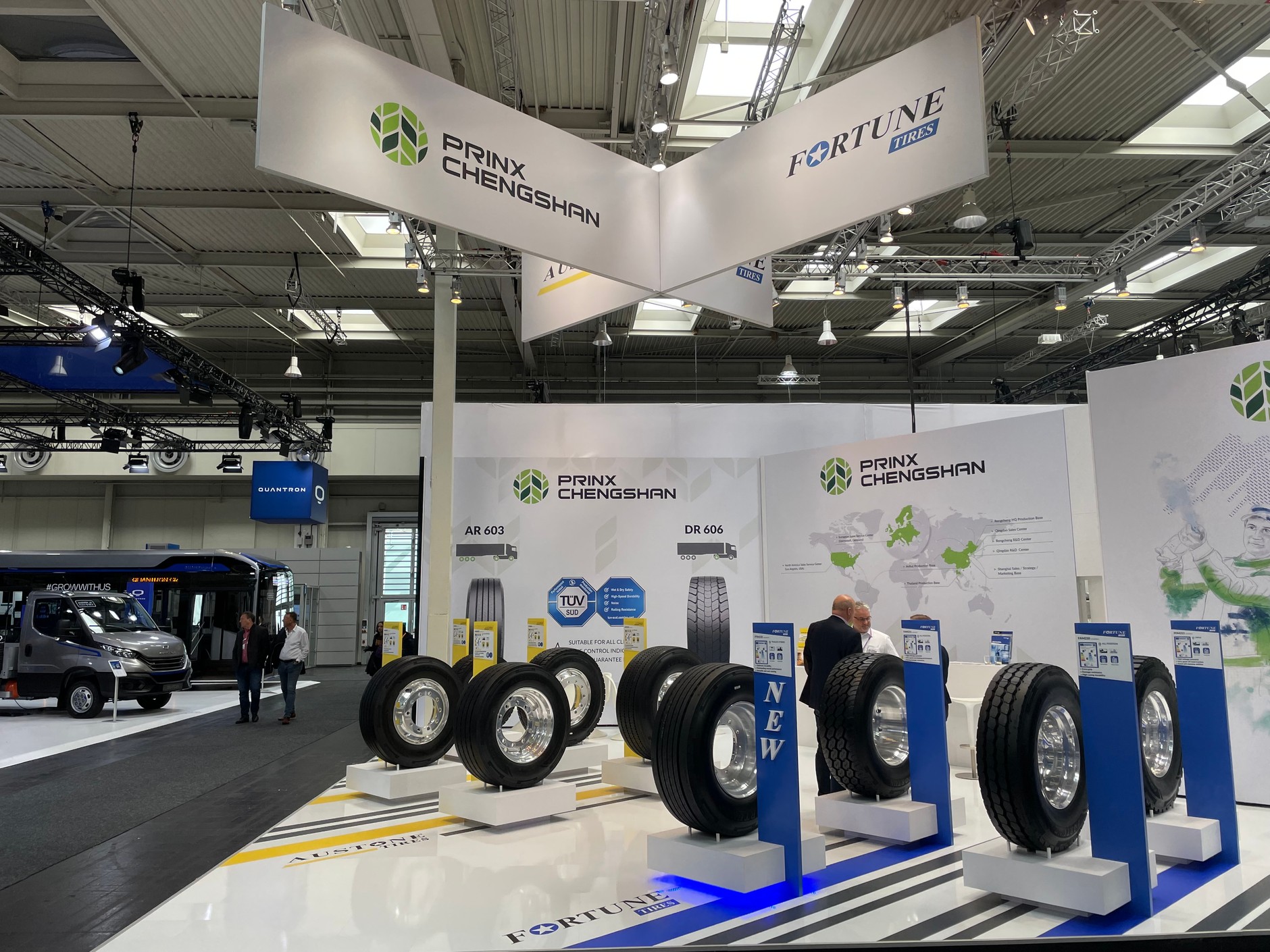 I chińskie opony PRINX Chengshan.