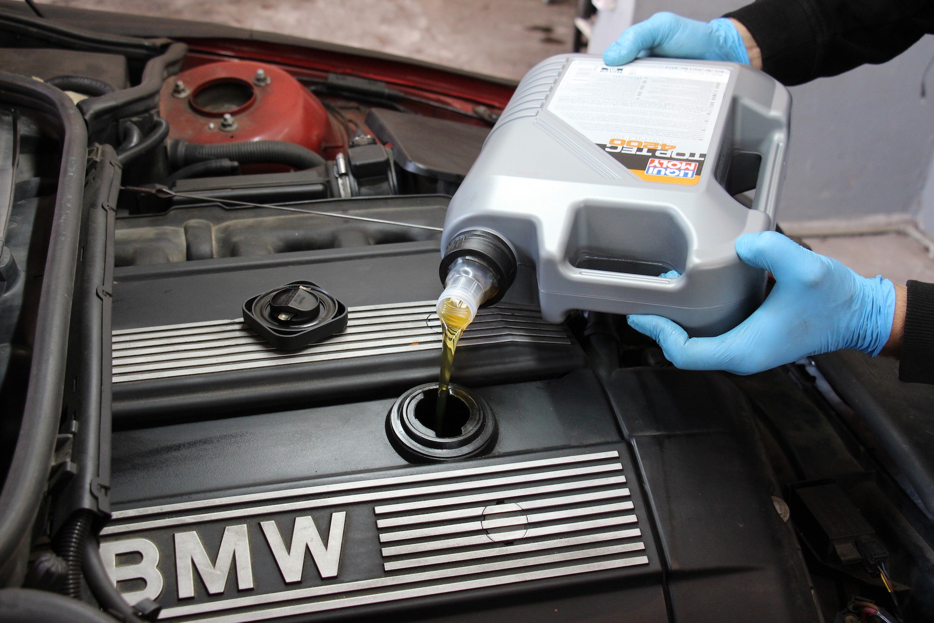 Pobór oleju w silniku M54 BMW