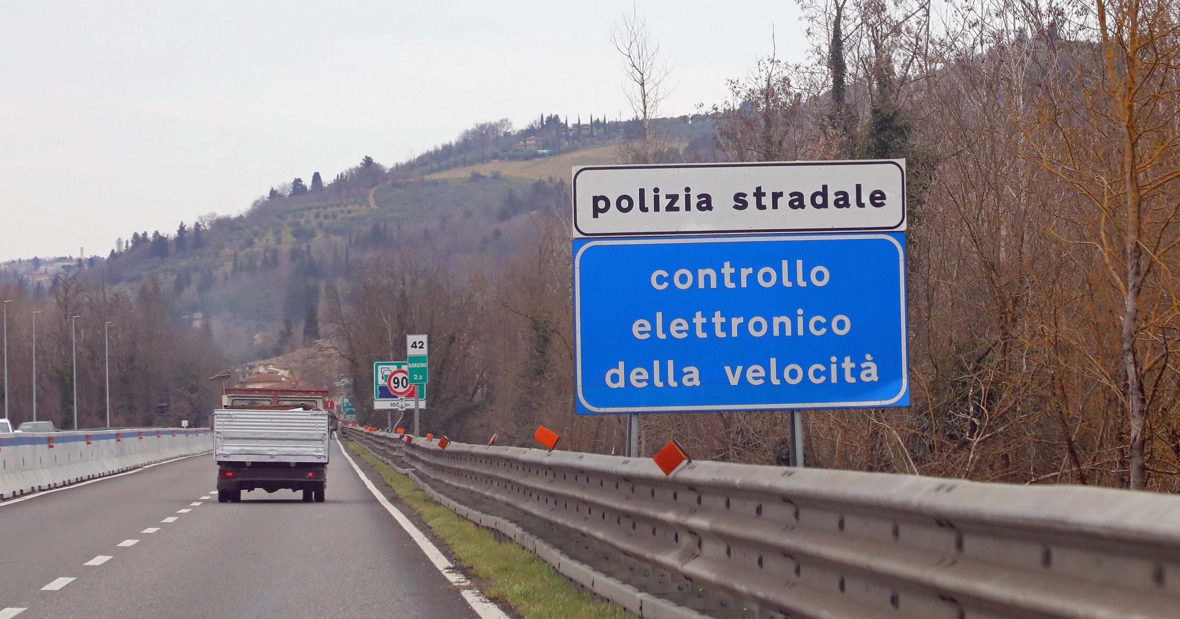Kontrola prędkości we Włoszech