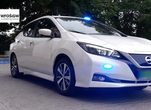 Nowy nieoznakowany radiowóz ITD. "Elektryk" zastapił diesla
