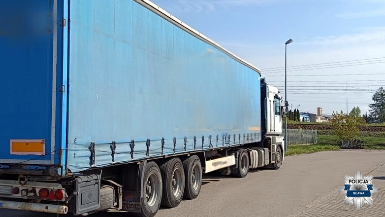 Przekroczenie prędkości nie było jedynym problemem kierowcy ciężarówki