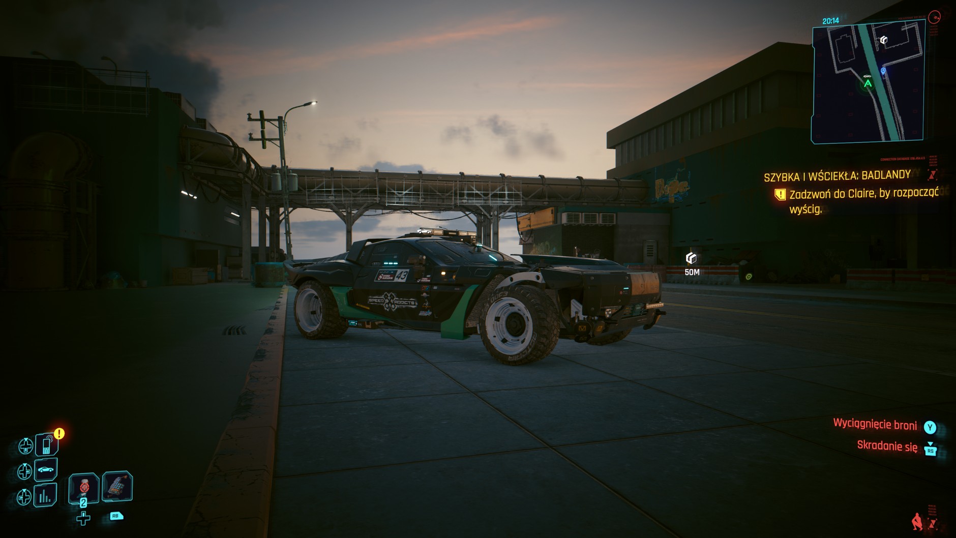 Cyberpunk 2077 w wersji 2.2 na konsoli Xbox Series X