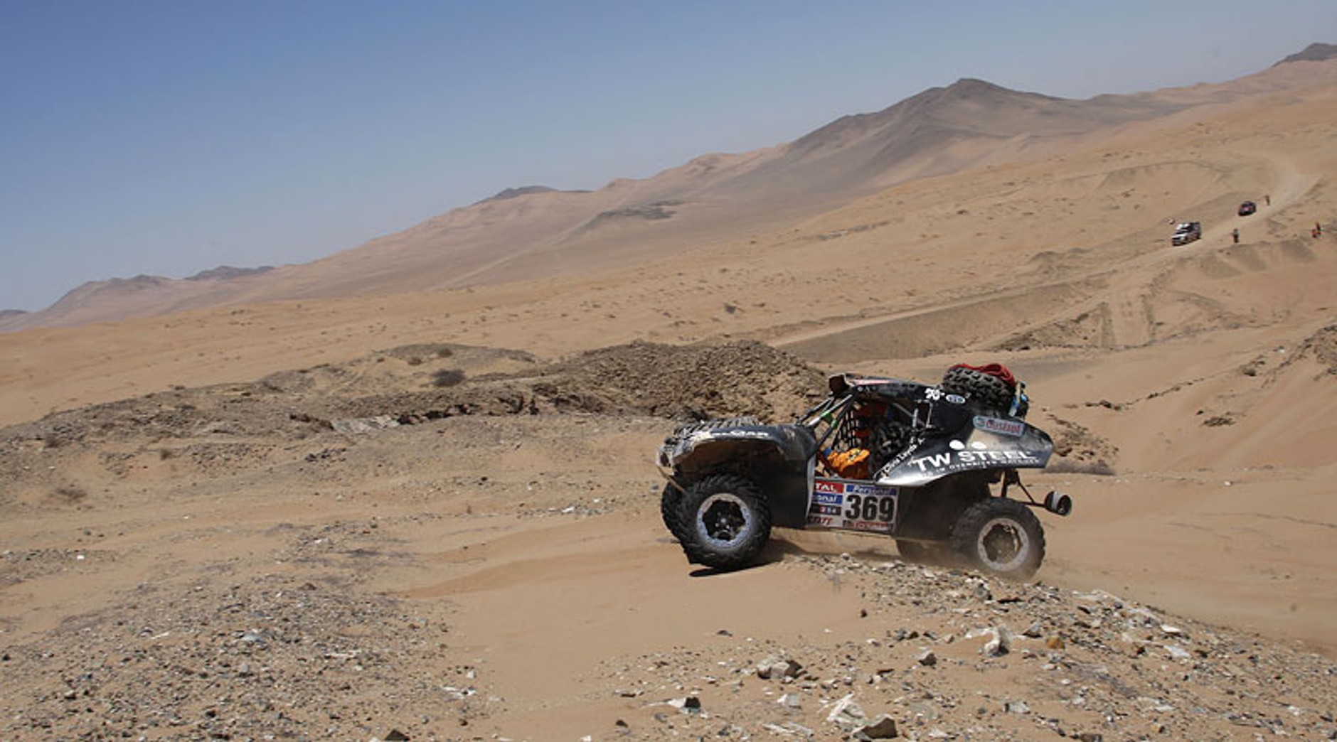 Rajd Dakar 2010: Przygoński już 8, Sonik broni honoru (12. etap na żywo, wyniki, foto)