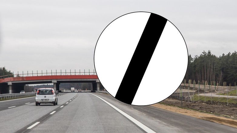 Znak "koniec zakazów" odwołuje tylko wybrane zakazy