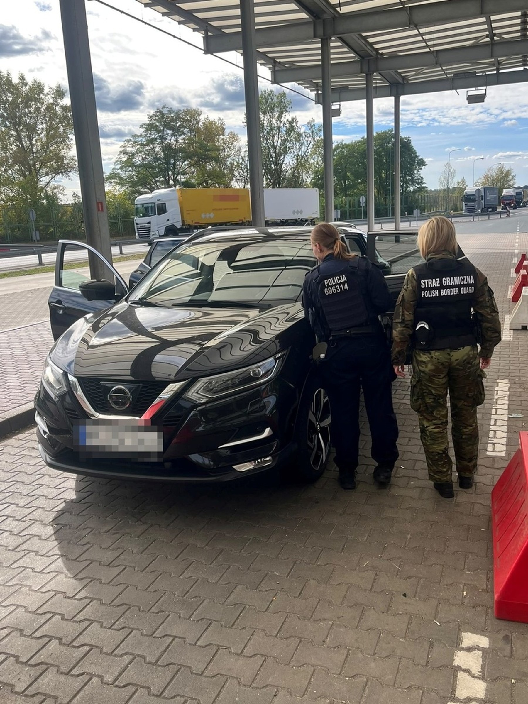 Nissan Qashqai skradziony na terenie Niemiec