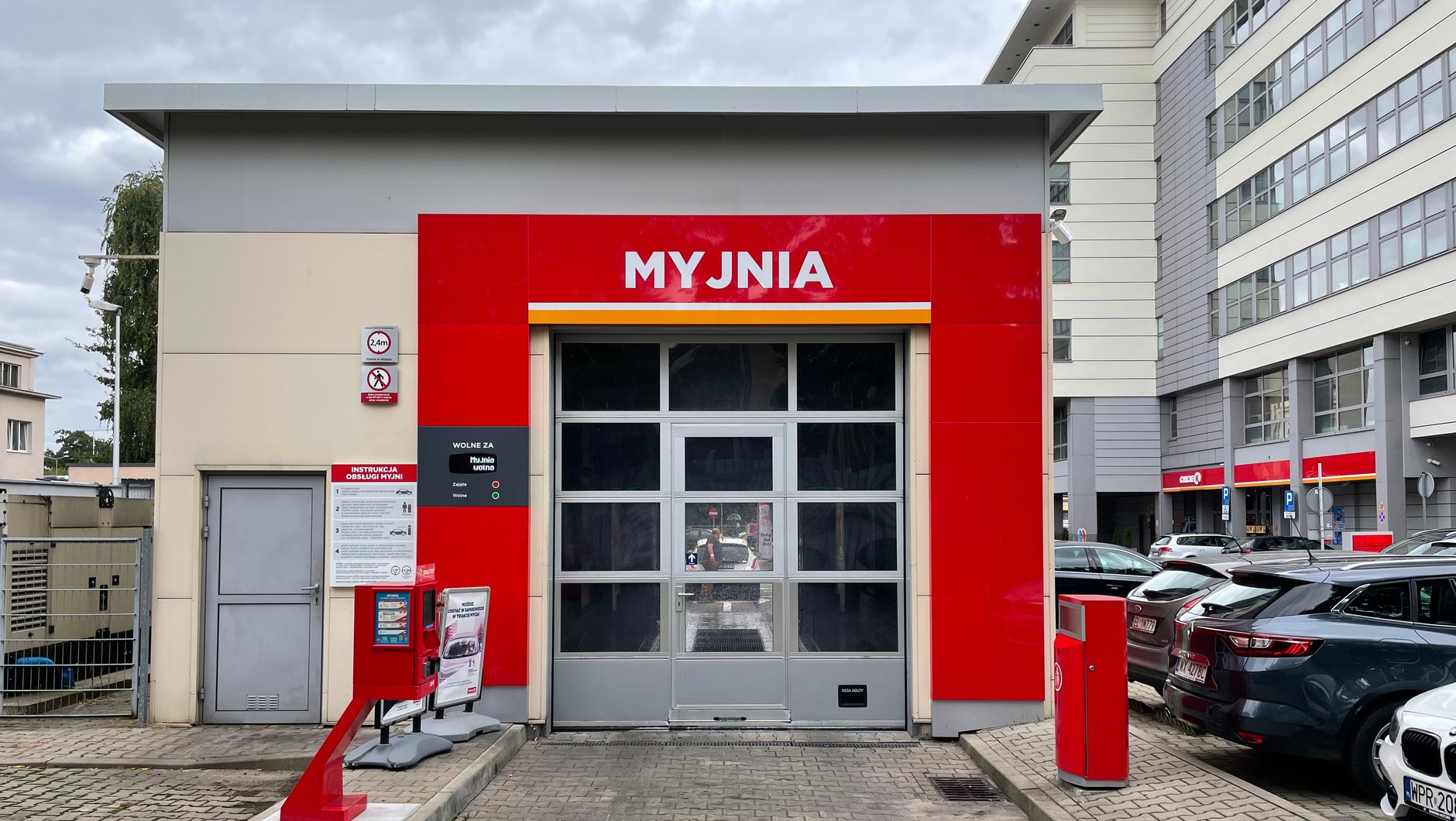 Myjnia automatyczna na stacji Circle K