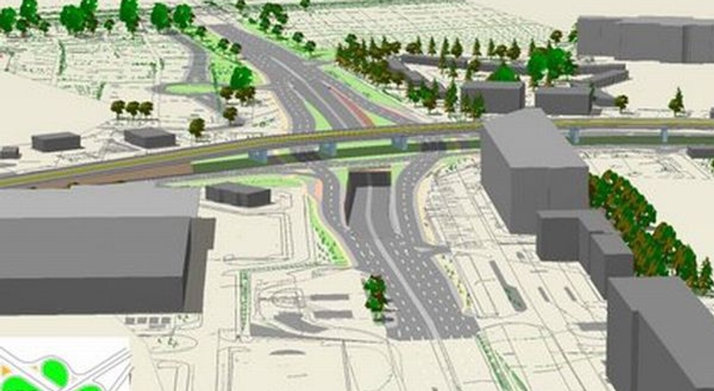 Rondo Ofiar Katynia - wizualizacja