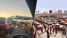 Na razie na europejskich stacjach kolejki pojawiają się tylko dlatego, że kierowcy próbują zatankować przed podwyżkami. W latach 70. w USA i w Europie Zachodniej bywało gorzej