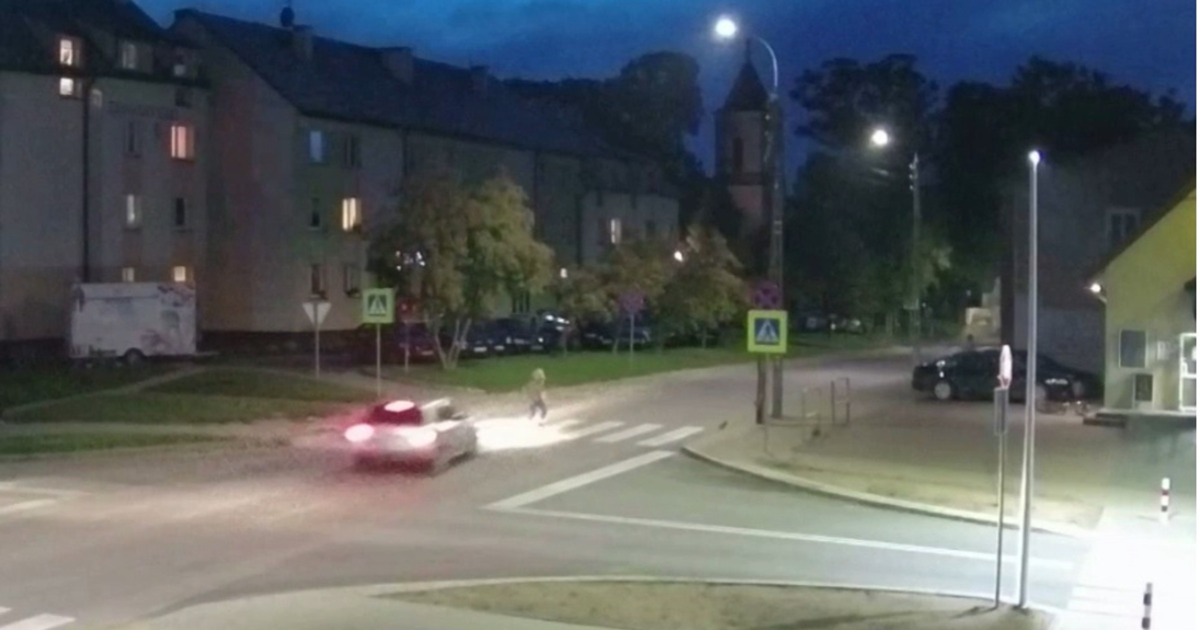 Potrącenie w Sejnach