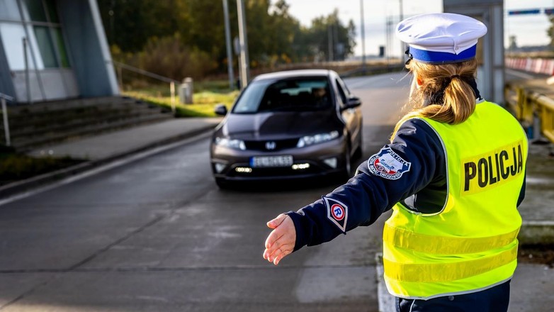 Kontrola trzeźwości na A1
