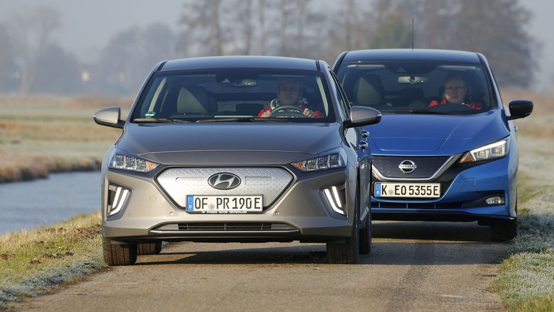 Hyundai Ioniq kontra Nissan Leaf - auta elektryczne dla ludu
