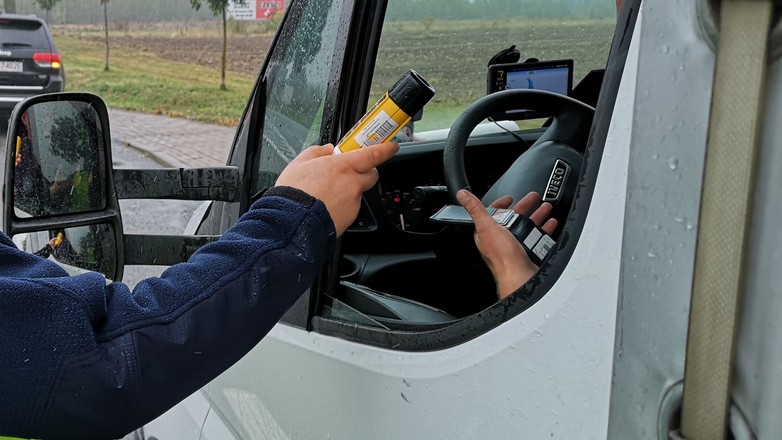 Policyjna kontrola w ramach akcji EDWARD