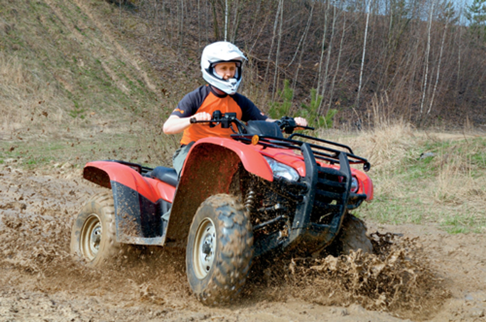 Honda TRX420FA Rancher AT - Mini jazda, maksi zabawa