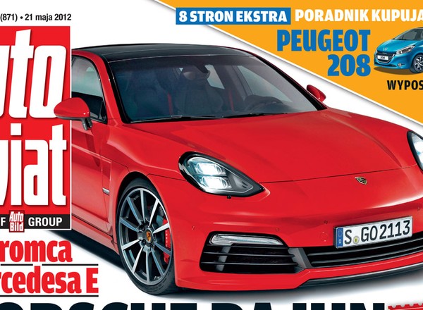 Porsche Pajun trafia Mercedesa w samo serce