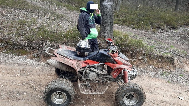 Interwencja Straży Leśnej w Nadleśnictwie Zagnańsk