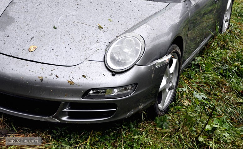 Luksusowe Porsche w rowie
