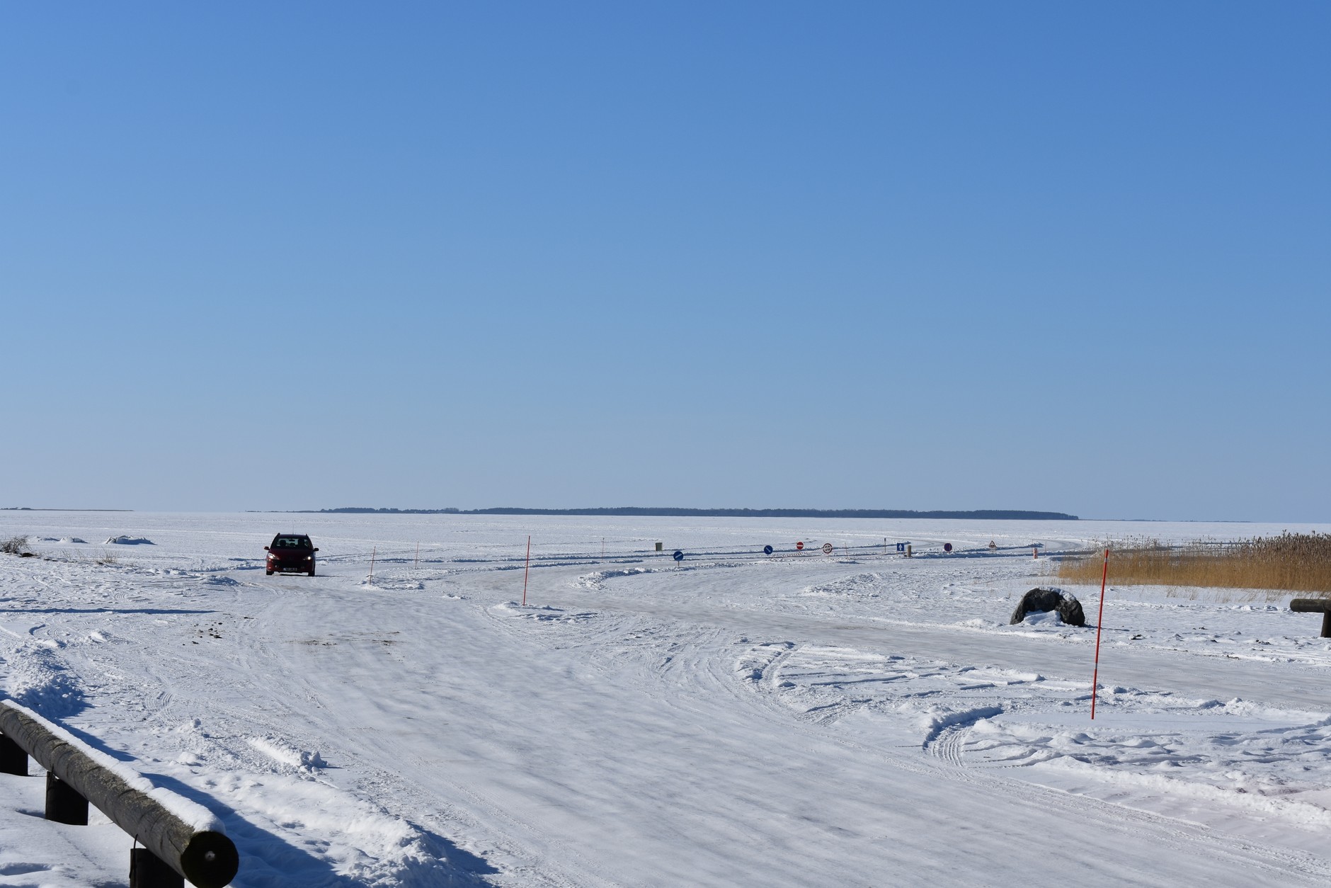 Droga lodowa przez Bałtyk