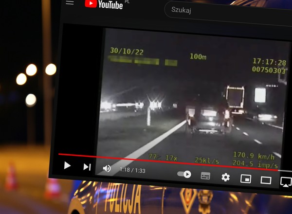 16-latek pędził przez trzy powiaty. Pościg trwał aż 30 minut [WIDEO]
