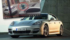 Ukradł dwa elementy Porsche w 15 sekund. Nie potrzebował nawet narzędzi [WIDEO]