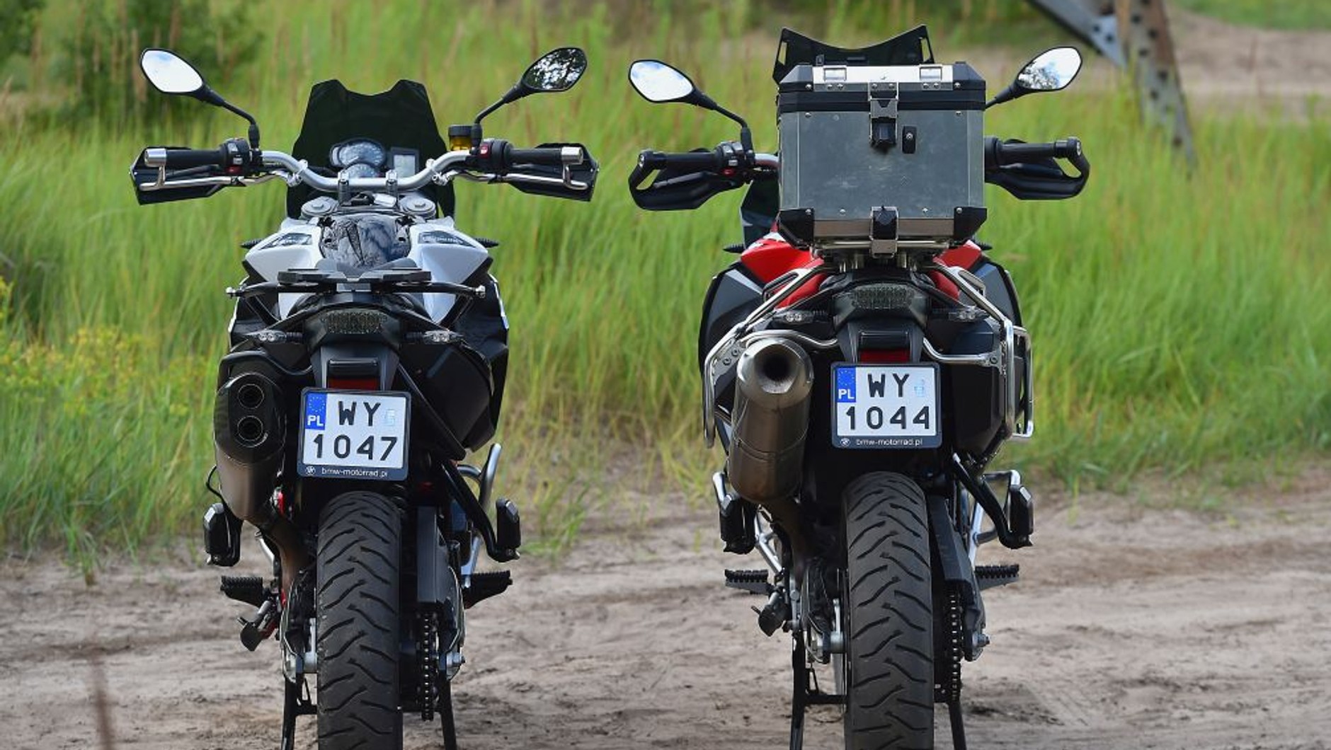 BMW F800GS i BMW F800GS Adventure od tyłu