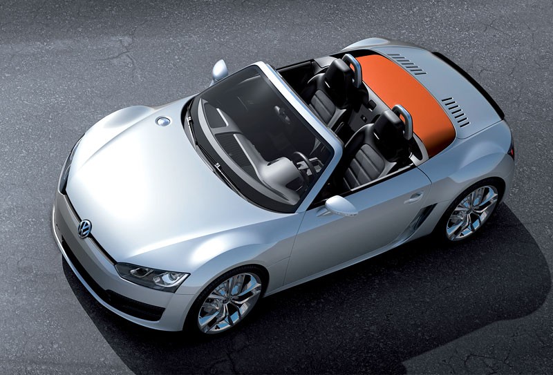 Detroit 2009: Volkswagen Concept BlueSport – mały roadster z dieslem przed tylną osią