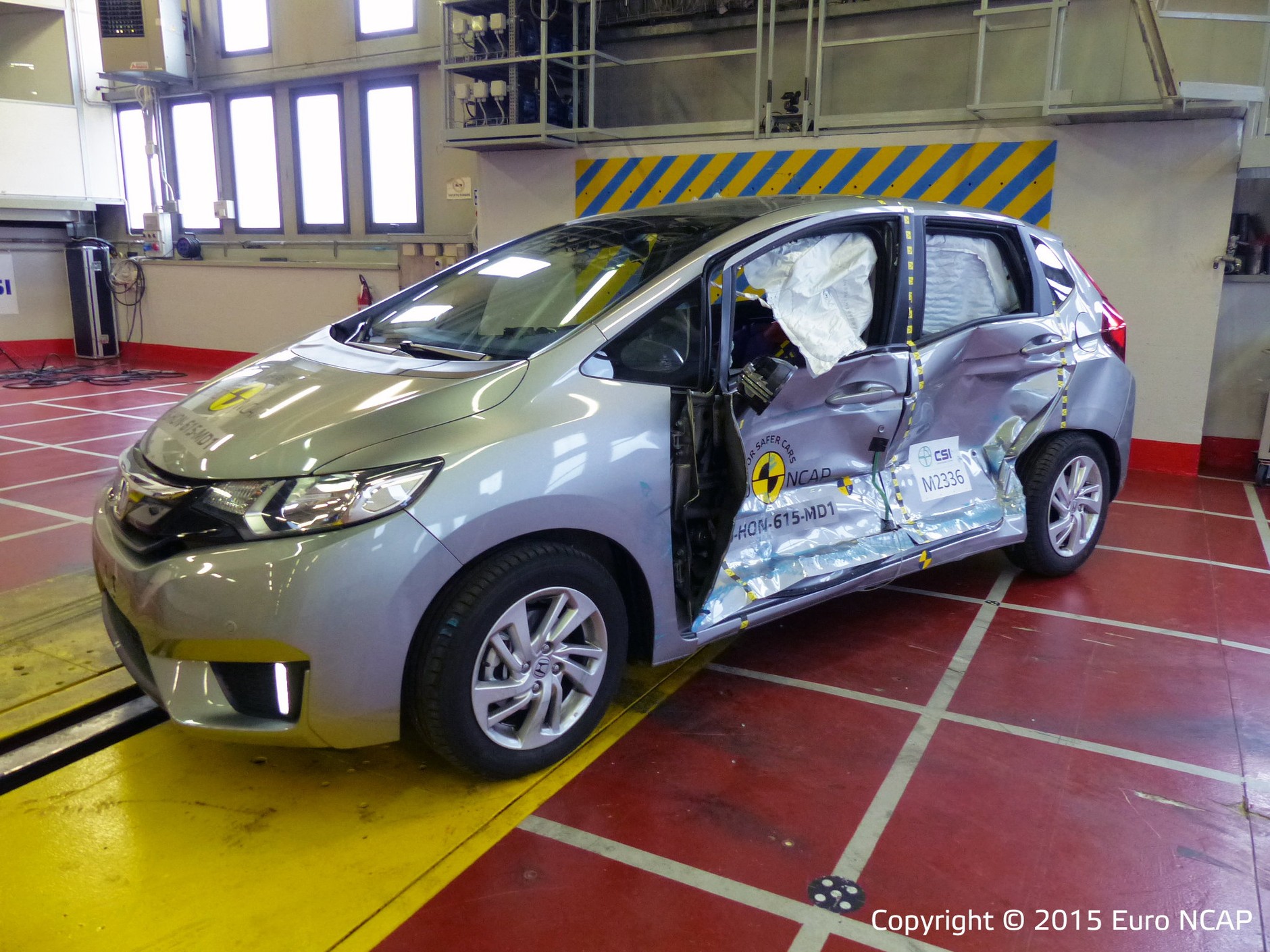 Honda Jazz - test zderzeniowy