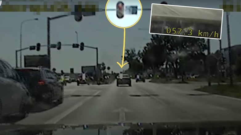 Wystarczyło 10 sekund, żeby stracił "prawko". Jego wyczyny nagrał kierowca BMW