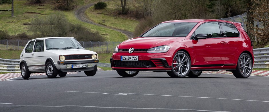 Volkswagen Golg GTI - pierwsza i najnowsza generacja