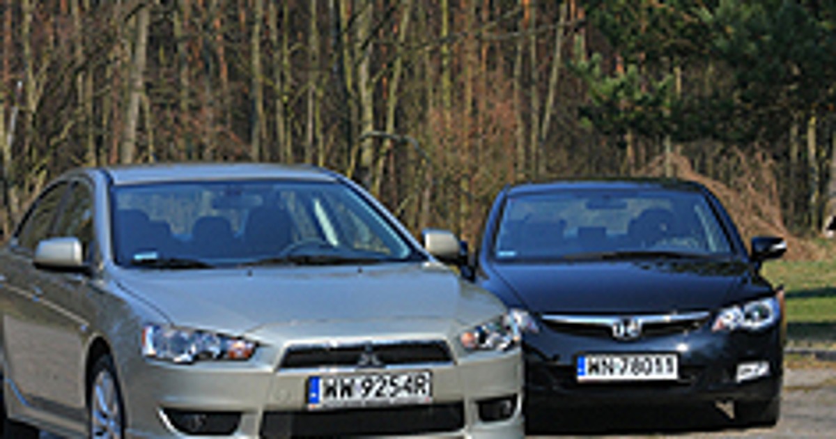 Mitsubishi Lancer kontra Honda Civic - porównanie sedanów