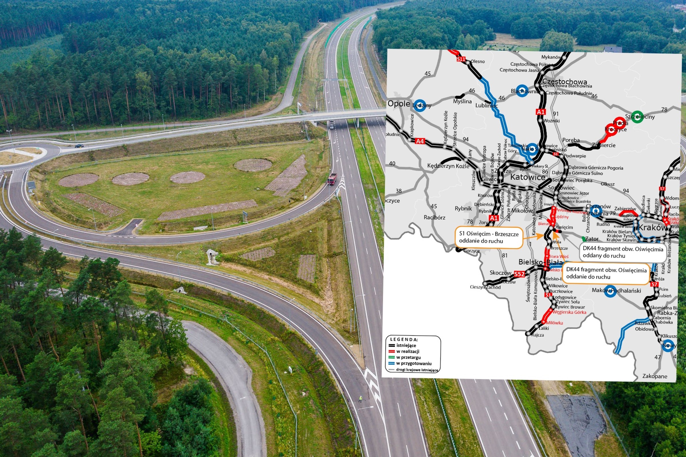 W poniedziałek pojedziemy nowym odcinkiem drogi S1. Kluczowa obwodnica na południu