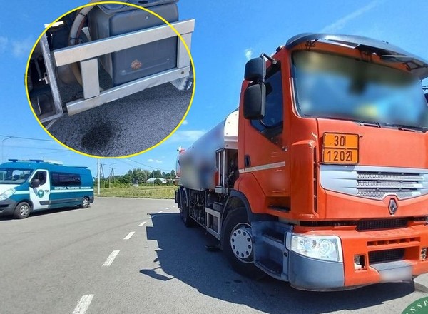Kierowca cysterny znakował trasę. Inspektorzy ITD surowo go za to ukarali