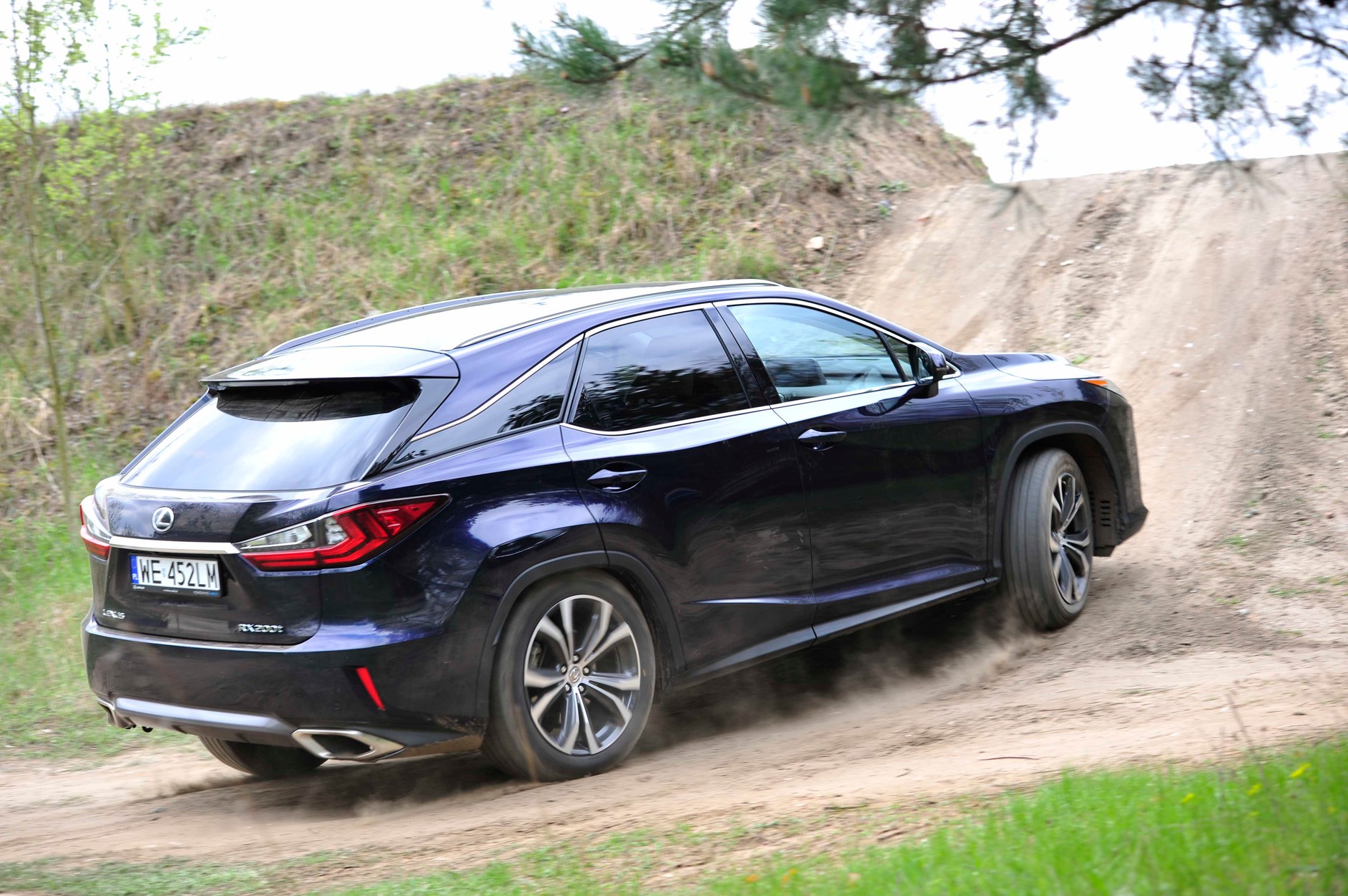 Lexus RX 200t na próbie off-roadowej