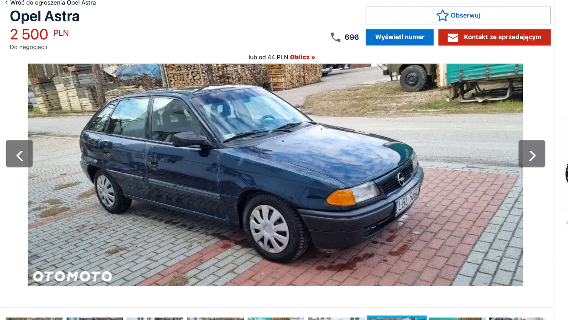 Opel Astra – oferta z Otomoto