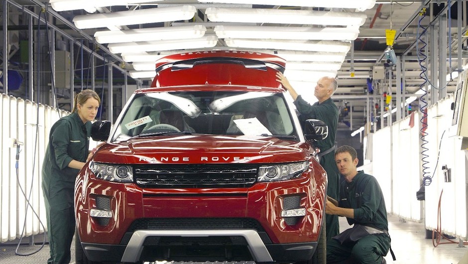 Całodobowa produkcja Range Rovera Evoque'a