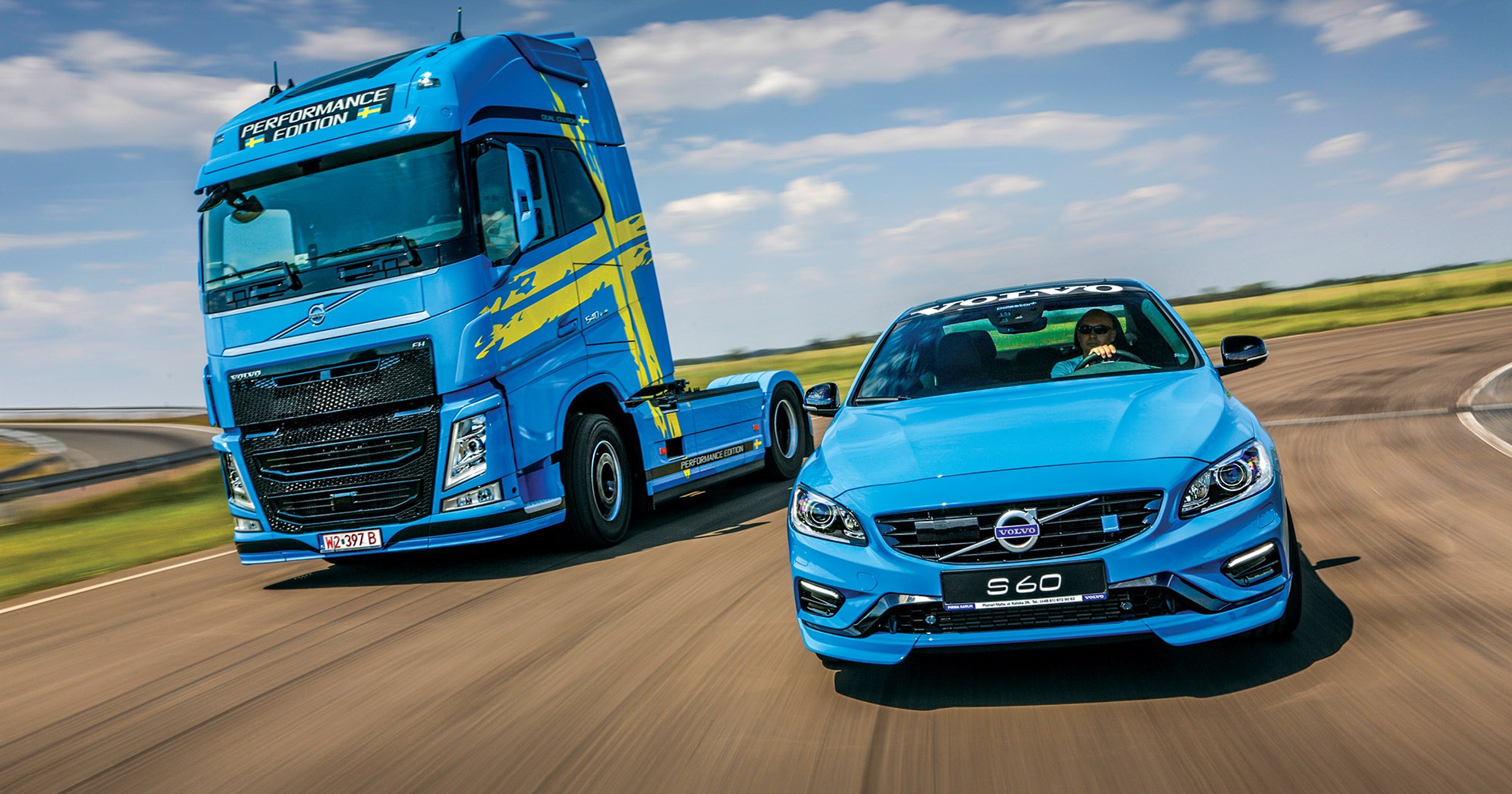 Volvo S60 Polestar vs Volvo FH 540 Performance Edition