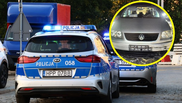 16-latek nie zatrzymał się do kontroli i staranował radiowóz