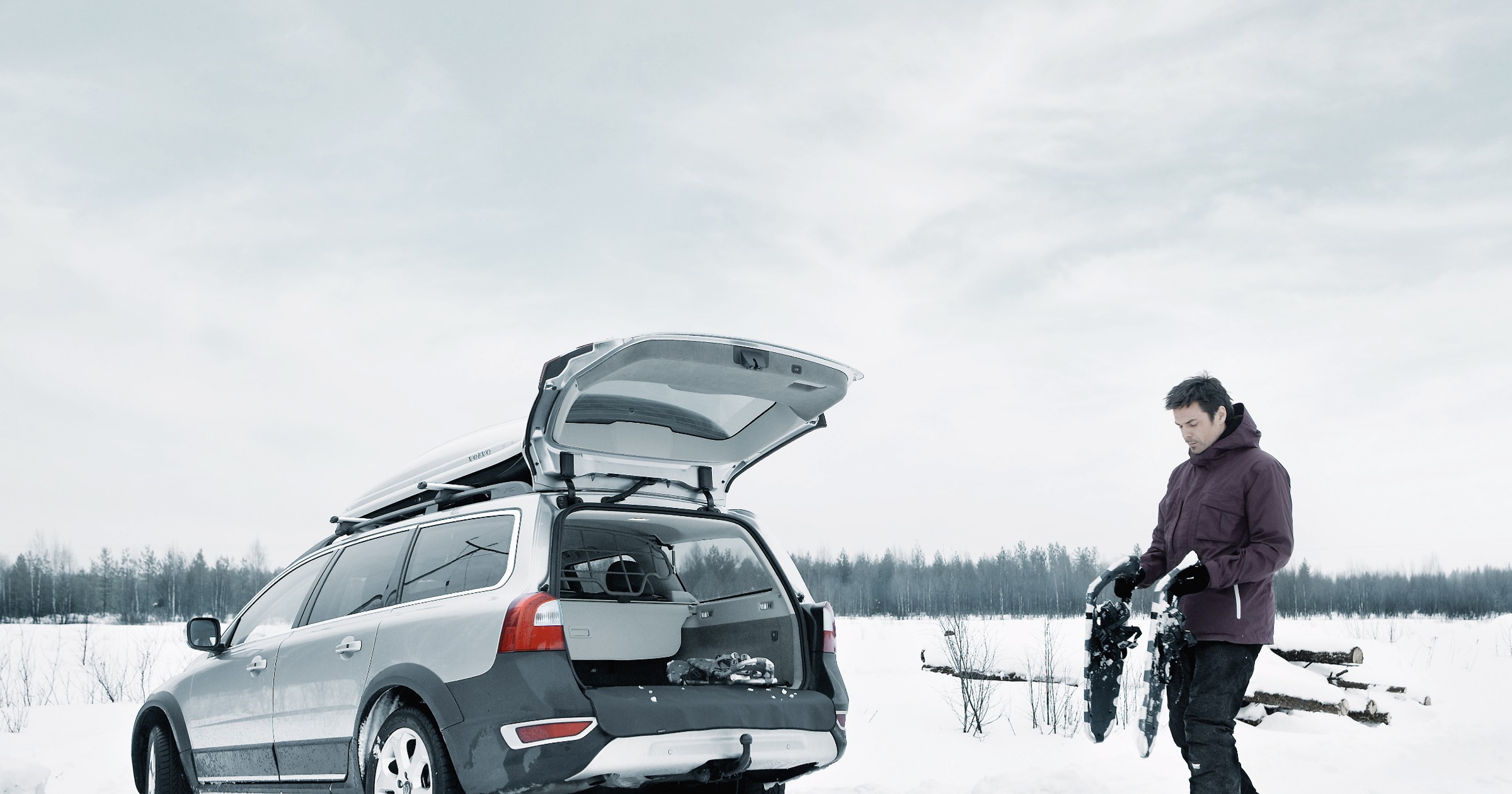 Volvo na kole podbiegunowym