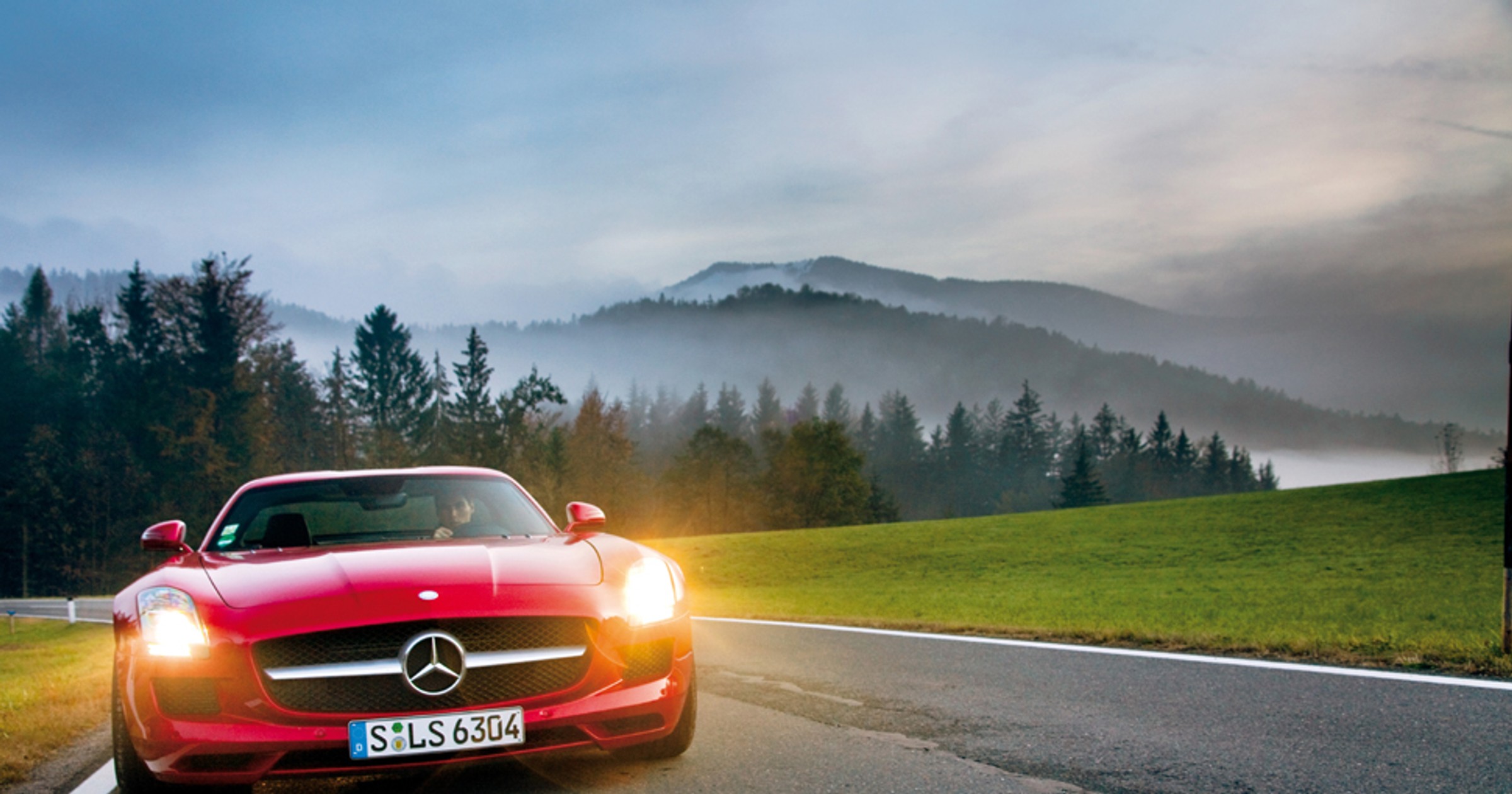 Mercedes SLS AMG - Autem marzeń do pracy