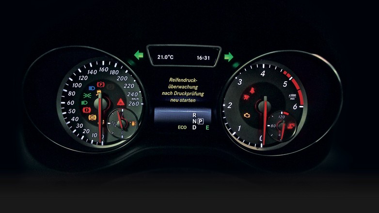 Kontrolki w samochodzie